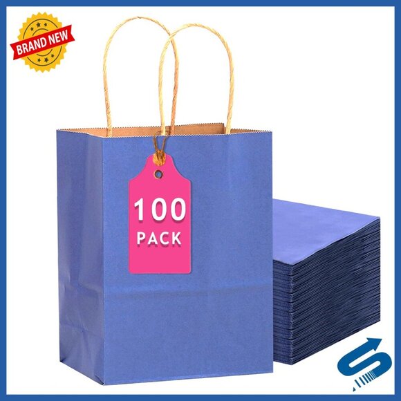 Other - Large Kraft Paper Gift Bags Bulk Pack Party Favor Wedding Birthday Supplies